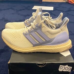 Adidas Ultra Boost in Cream and Lavender